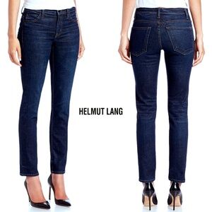 HELMUT LANG NWT ANKLE SKINNY STRETCH INDIGO JEAN. MADE IN USA. SIZE 24